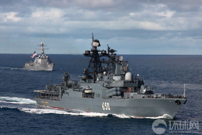 高清：實拍俄羅斯海軍各型艦艇大洋巡航