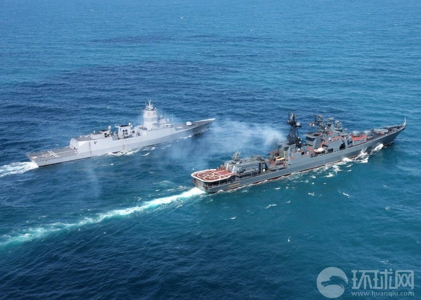 高清：實拍俄羅斯海軍各型艦艇大洋巡航