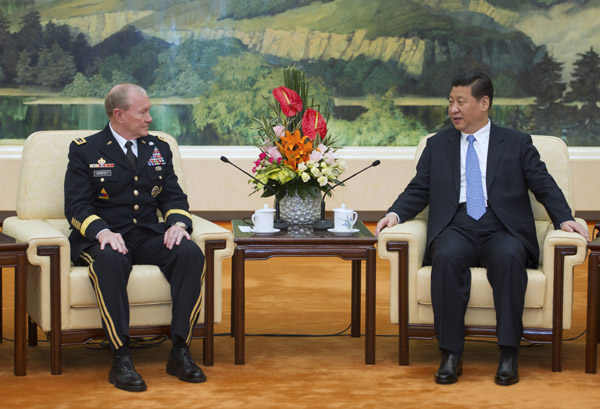 美軍參謀長訪華 再為重返亞太戰略辯護
