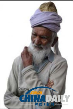印男子自稱141歲或?yàn)槭澜缱铋L(zhǎng)壽者 比妻大60歲