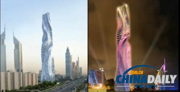 意建筑師設計可360度旋轉摩天樓 變換風景精彩無限（圖）