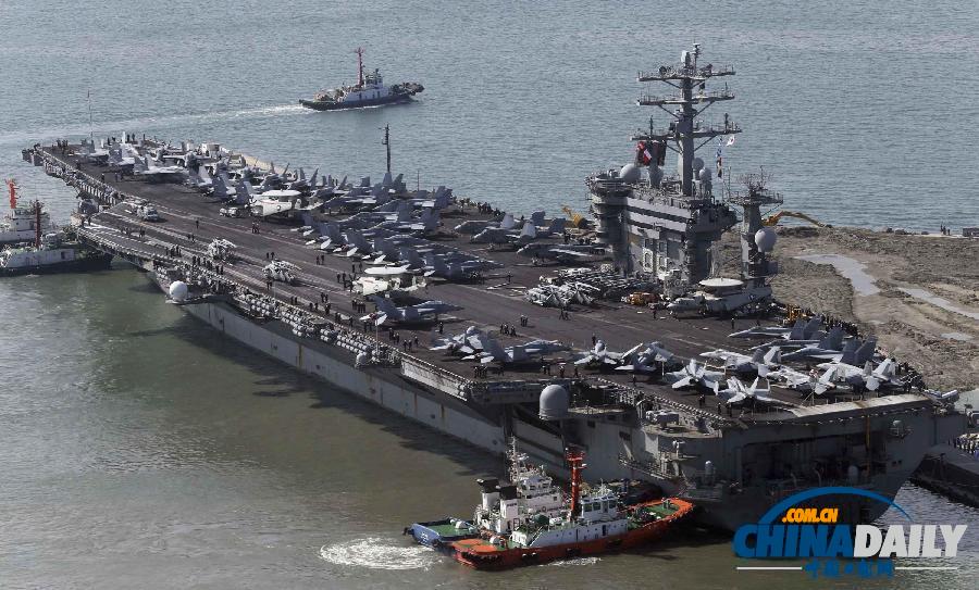 美國“尼米茲”號航母紅海待命 或參與對敘軍事行動