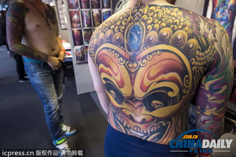 英國舉辦國際紋身大會(huì) 另類藝術(shù)令人瞠目