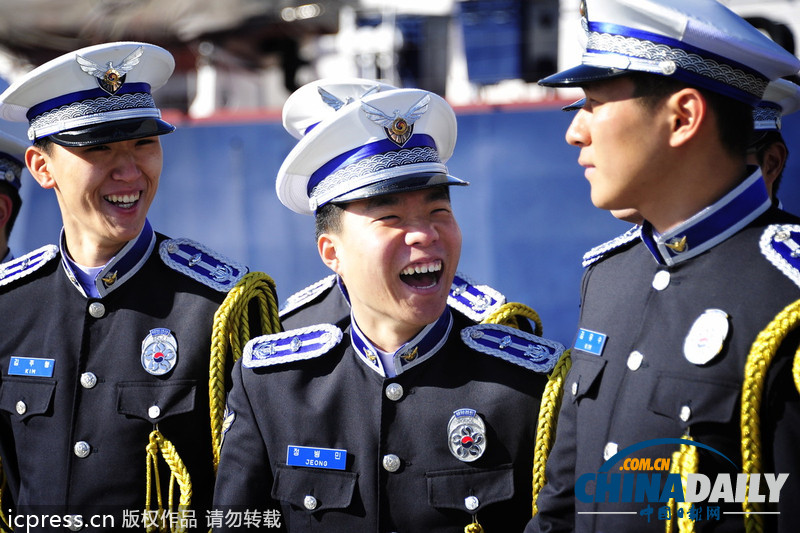 韓國海岸巡邏隊警戒艦抵達俄羅斯 將參加聯(lián)合軍演