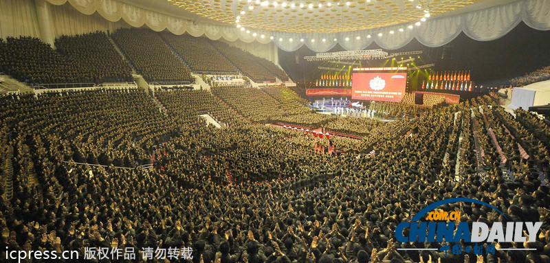 朝鮮最高領導人金正恩觀看軍人藝術慶典（圖）