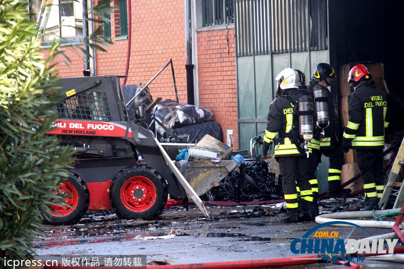 意大利普拉托華人服裝廠發生火災 致多人傷亡