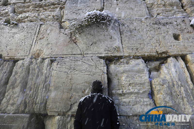 耶路撒冷遇罕見暴風(fēng)雪 克里仍有望會見內(nèi)塔尼亞胡
