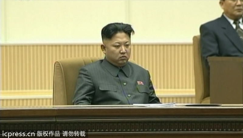 金正恩出席朝鮮中央追悼大會 紀念金正日逝世兩周年