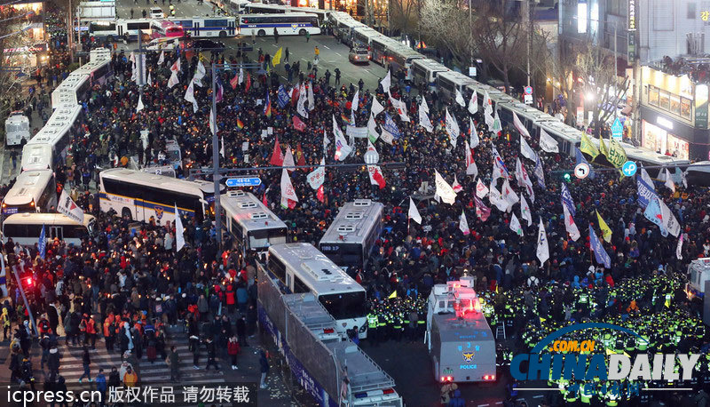 韓國民主勞總發起總罷工 與警方沖突不斷