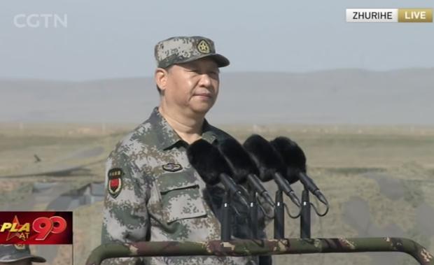 建軍90周年閱兵：聽黨指揮，能打勝仗，作風優良