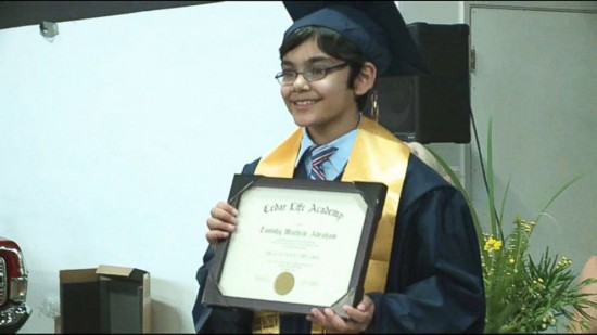 美國神童11歲大學畢業