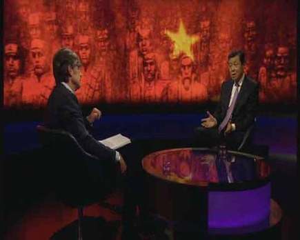 中國駐英大使劉曉明舌戰BBC