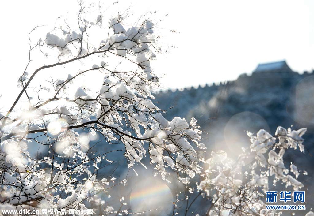 雪后居庸關(guān)長(zhǎng)城美景（組圖）