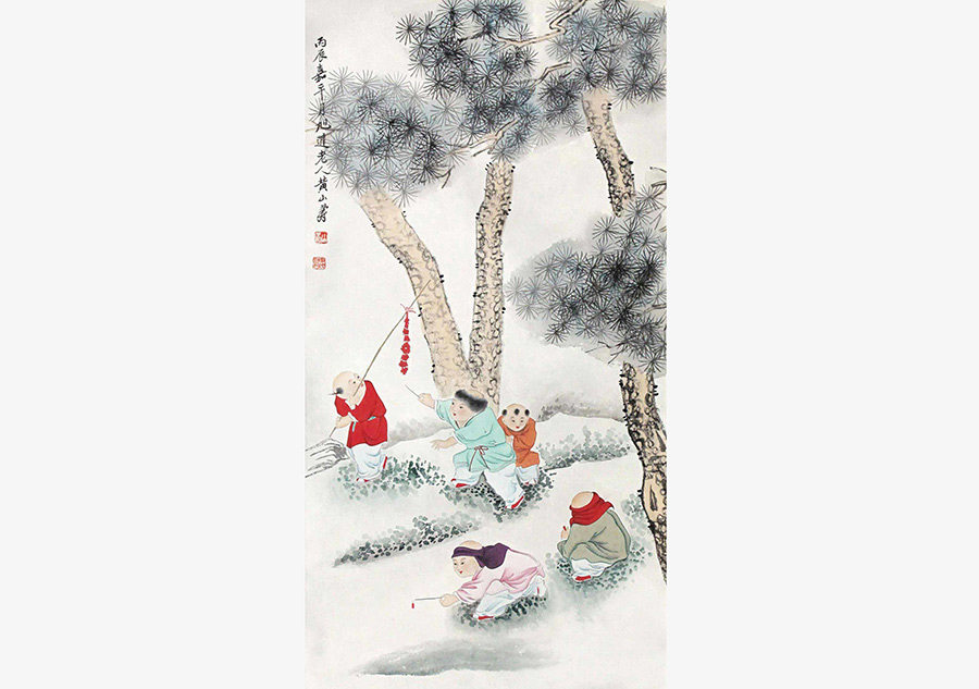 中國畫家筆下的春節（組圖）