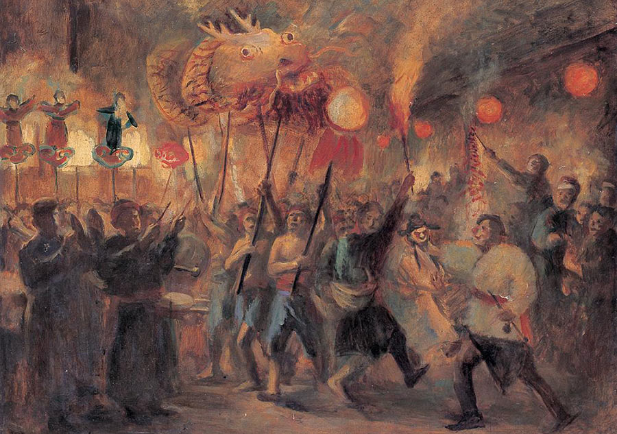 中國畫家筆下的元宵節（組圖）