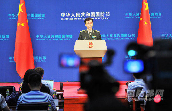 關于南海問題，我國軍方的霸氣回應