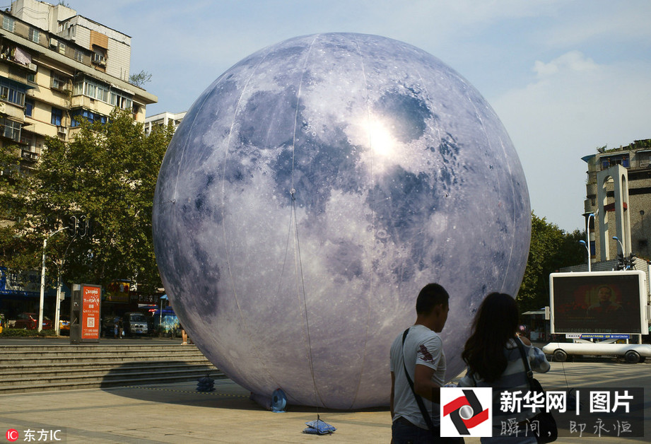中秋佳節將至 各地“人造月亮”景觀大PK（組圖）