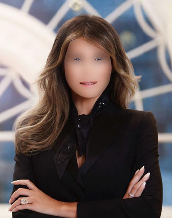 梅蘭妮·特朗普白宮肖像照惹爭議 誰是最美美國第一夫人？