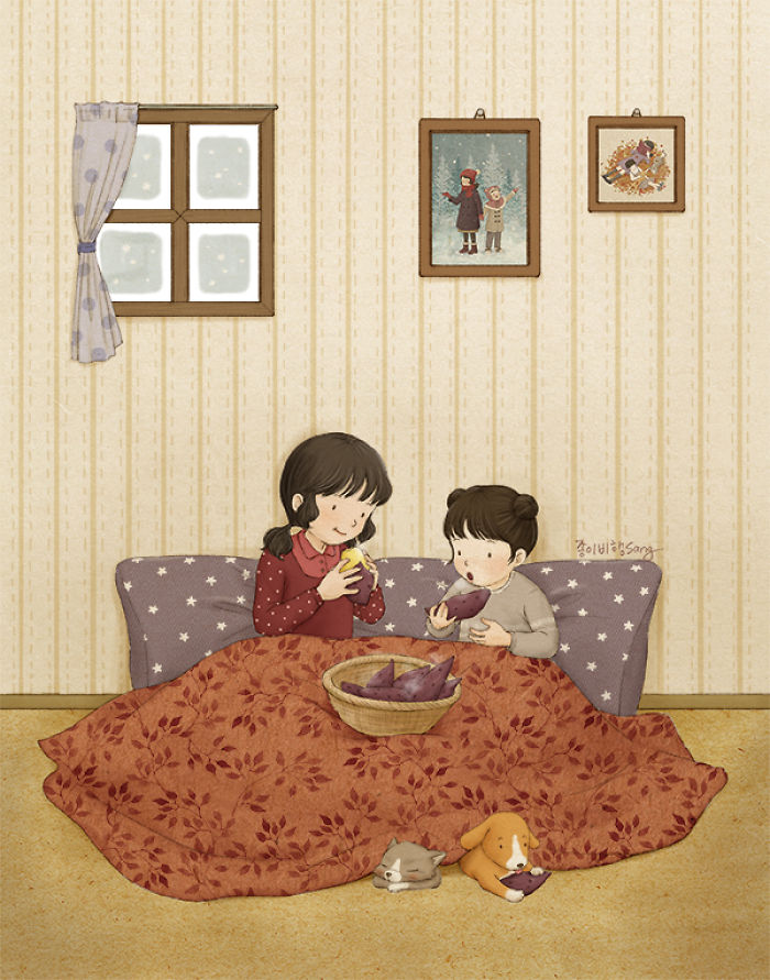 有親姐妹是什么感覺(jué)？讓插畫師來(lái)告訴你（組圖）