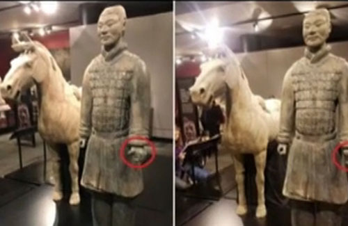 兵馬俑美國展出被盜走拇指！博物館里辦派對安保漏洞引爭議