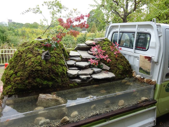 輪子上的風景：卡車上的“后花園” 哪一個最美？（組圖）