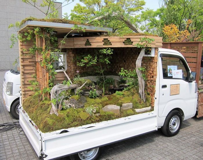輪子上的風(fēng)景：卡車上的“后花園” 哪一個(gè)最美？（組圖）