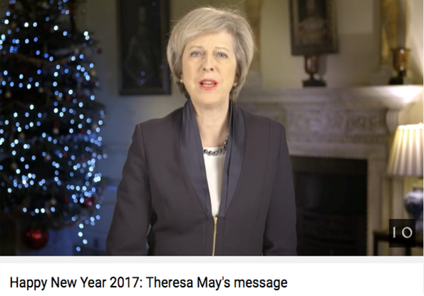 特雷莎·梅發表新年賀詞：面對“脫歐”需要團結