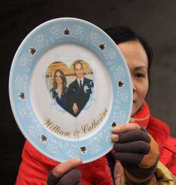 威廉王子婚禮瓷器“中國(guó)制造”