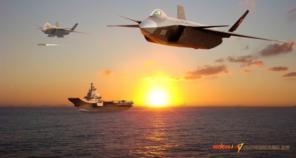 驚艷！網友繪制殲-20戰機發射空空導彈猛圖