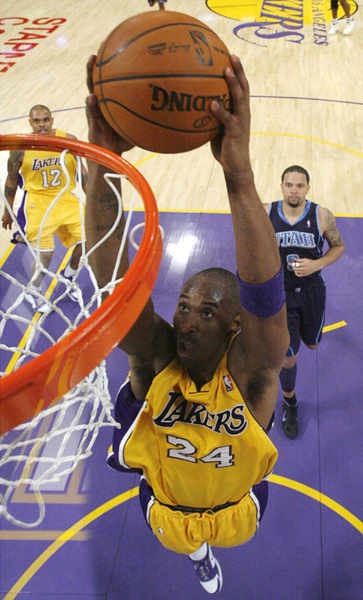 NBA：科比30分“三叉戟”發威 湖人勝爵士2:0