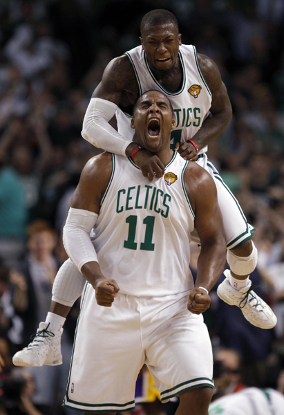 NBA：凱爾特人末節(jié)制勝湖人 總比分2:2