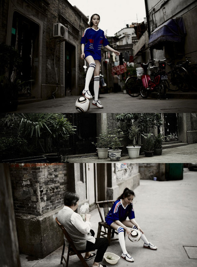 甘婷婷熱辣球服玩轉紀實