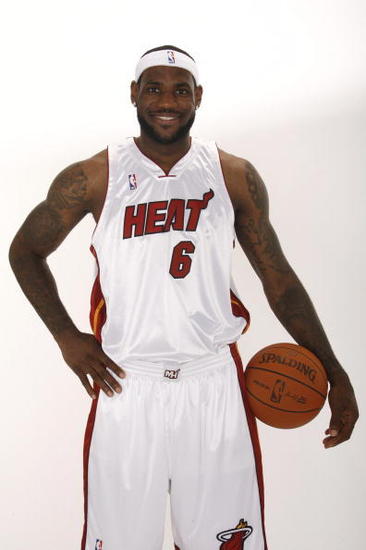 NBA熱火三巨頭造型照