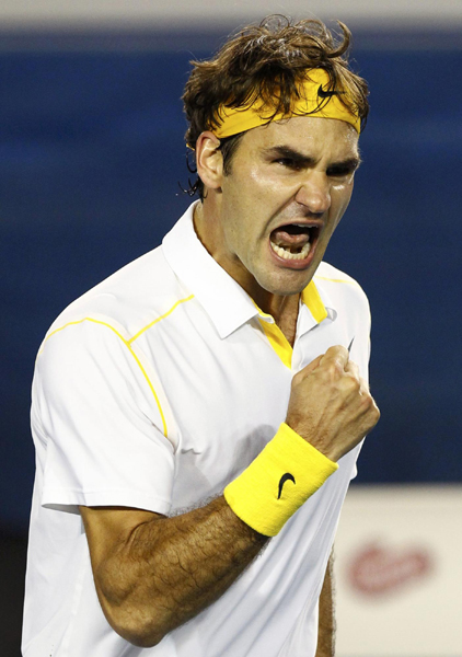 澳網(wǎng)：費(fèi)德勒五盤首勝“克星” 李娜兩盤輕松闖關(guān)