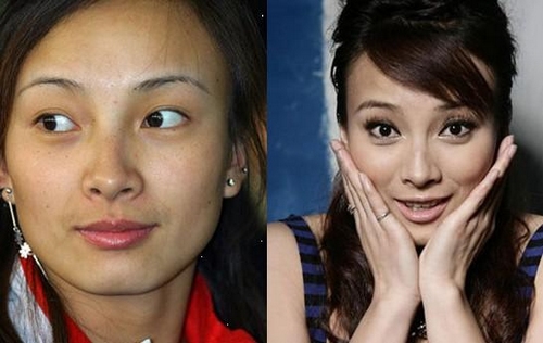 體壇大美女妝前妝后對比
