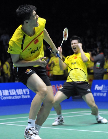中國(guó)隊(duì)3:0完勝丹麥 第八次捧起蘇迪曼杯