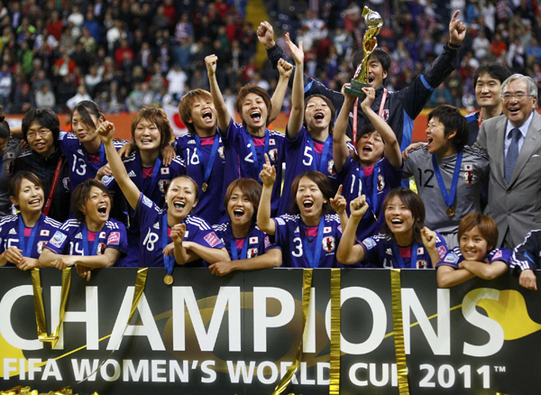 女足世界杯：兩度頑強扳平 日本點球5:3美國首次奪冠