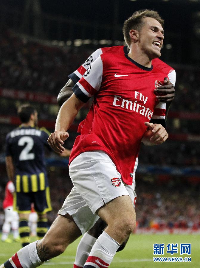 歐冠：總分5:0勝費內巴切 阿森納連續16年進正賽