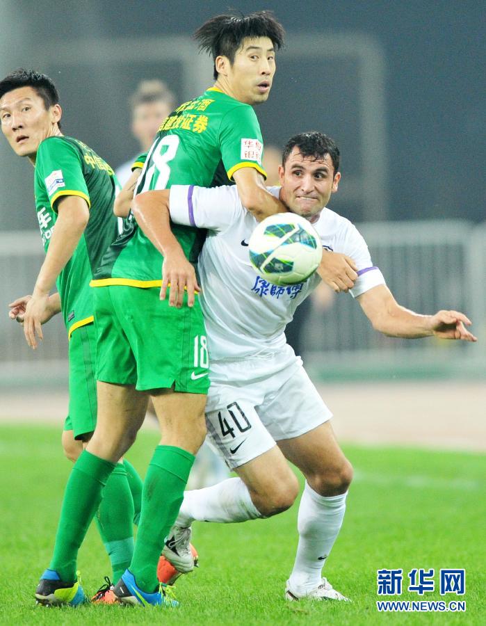 中超：天津泰達主場1:0勝北京國安
